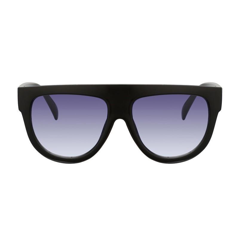 Oversized Retro Square Sunglasses for Women with UV400 Protection