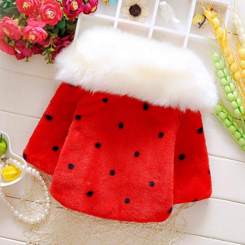 Baby Toddler Faux Fur Winter Coat with Rabbit Ear Hood