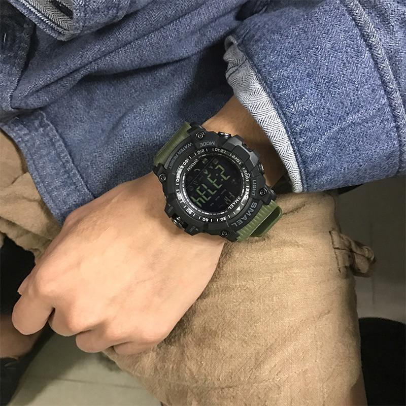 Multifunction Tactical Sport Watch with Fitness Tracking & LED