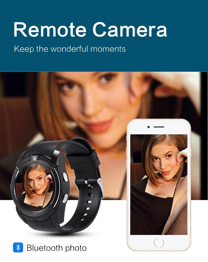 Men's Smart Watch with SIM Slot, Camera, and Heart Rate Monitor
