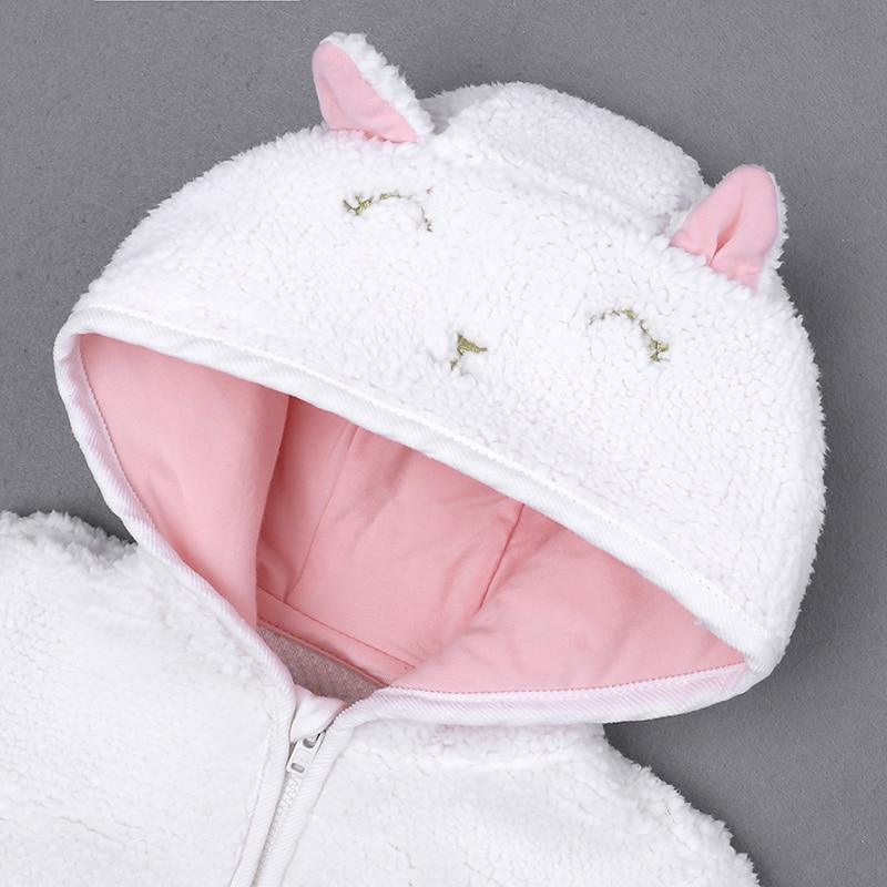 Elegant Lamb Cashmere Infant Coat for Baby Boys and Girls
