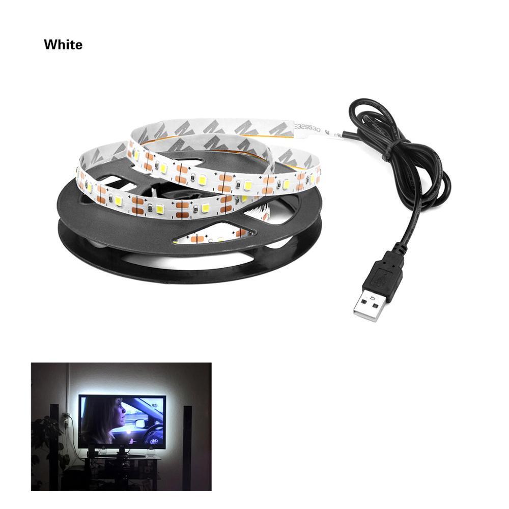 RGB Flexible LED Strip Light for TV Background and Desk Decor