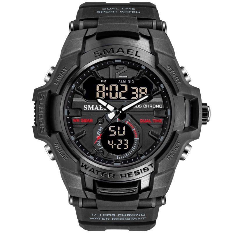 Mens Tactical Dual Display Chronograph Sport Watch