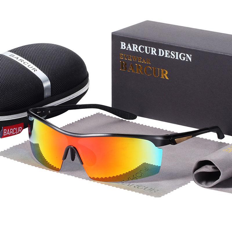 Sports Polarized Aluminium Sunglasses - Lightweight Anti-Reflective