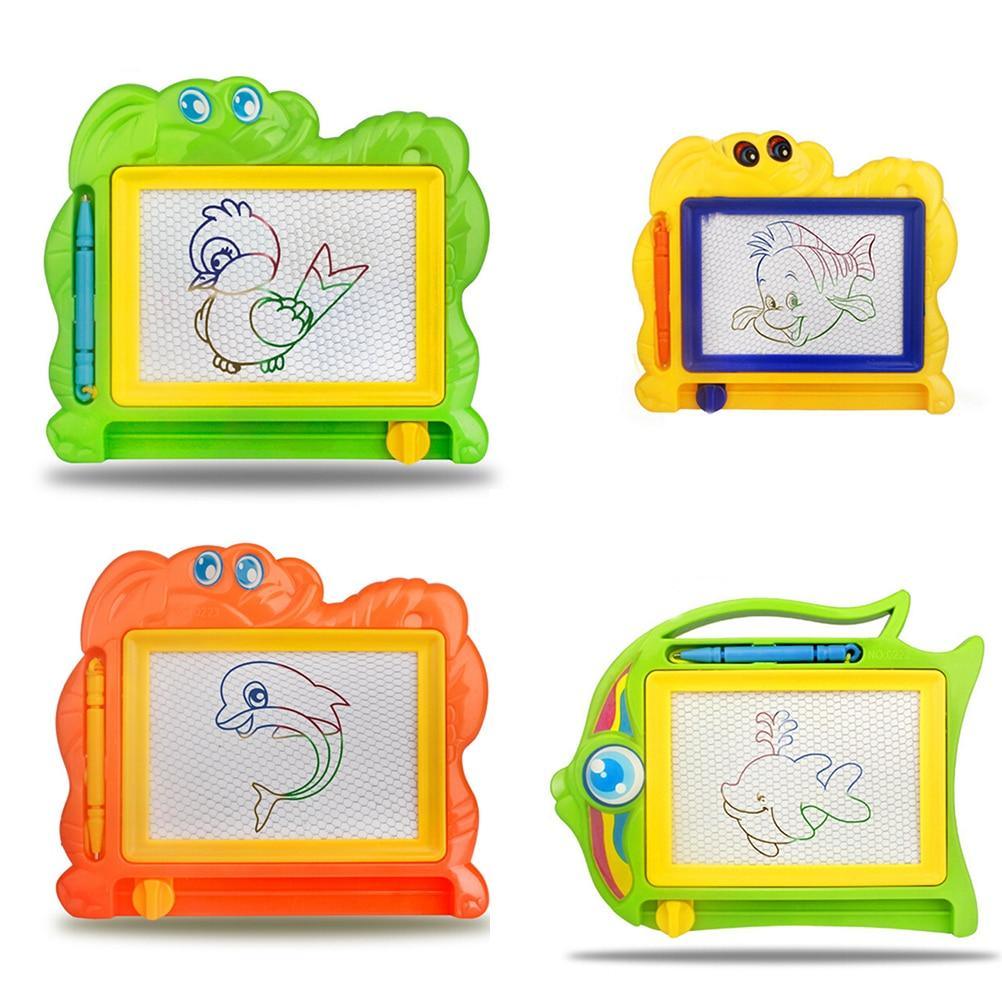 Multi-Colored Magnetic Drawing Board for Kids Writing and Doodles