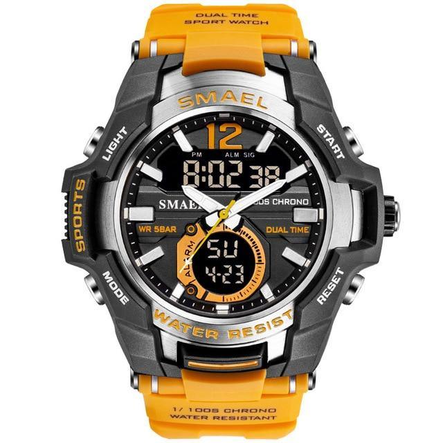 Mens Tactical Dual Display Chronograph Sport Watch