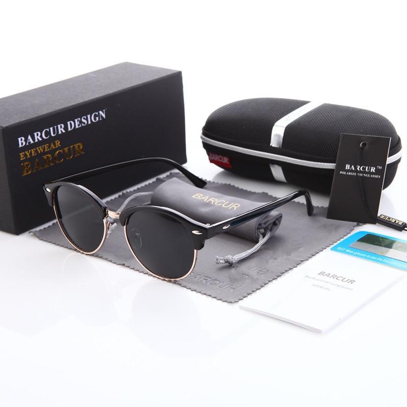 Retro Round Leopard Print Sunglasses with UV400 Protection