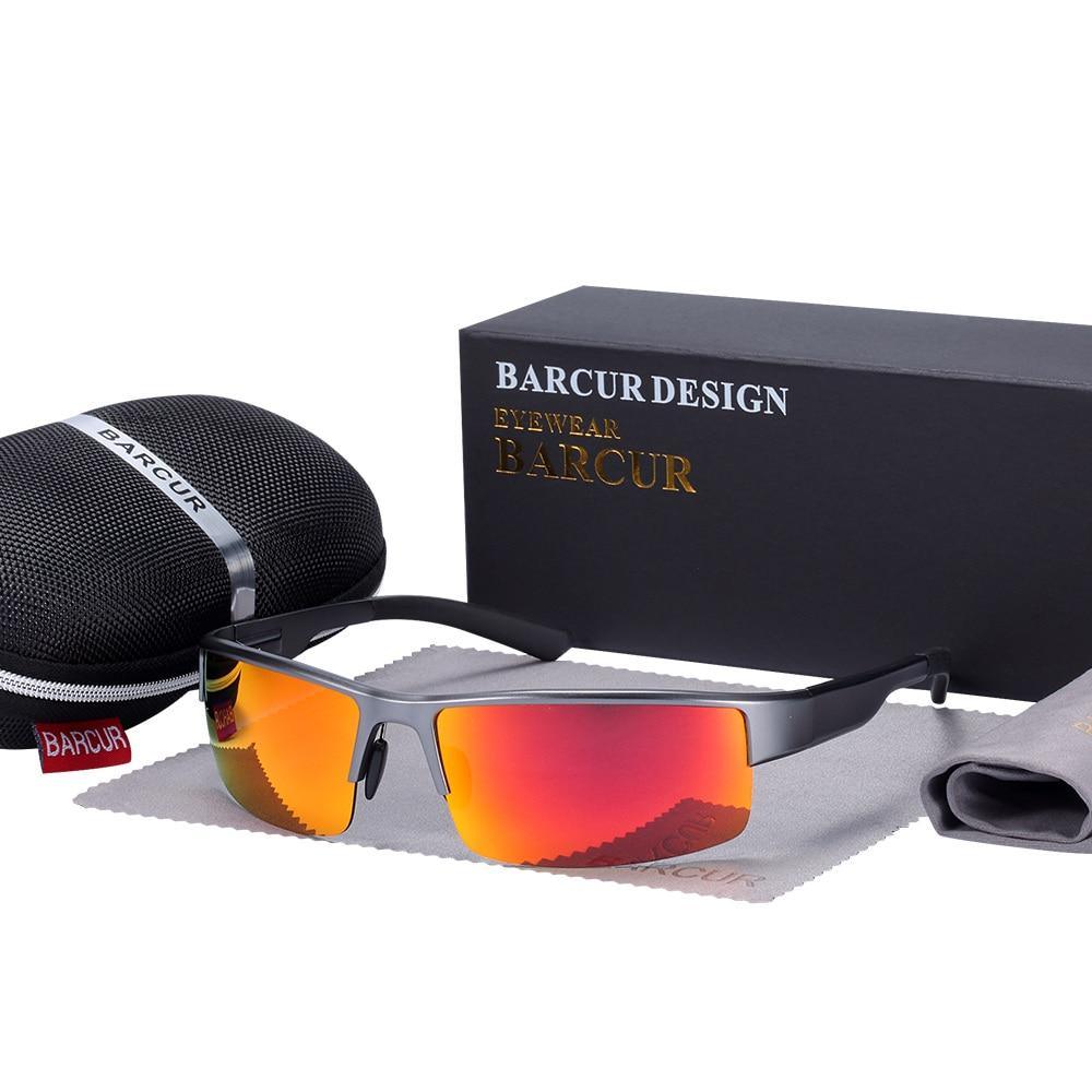 Oversized Square Polarized Retro Sunglasses UV400 Protection