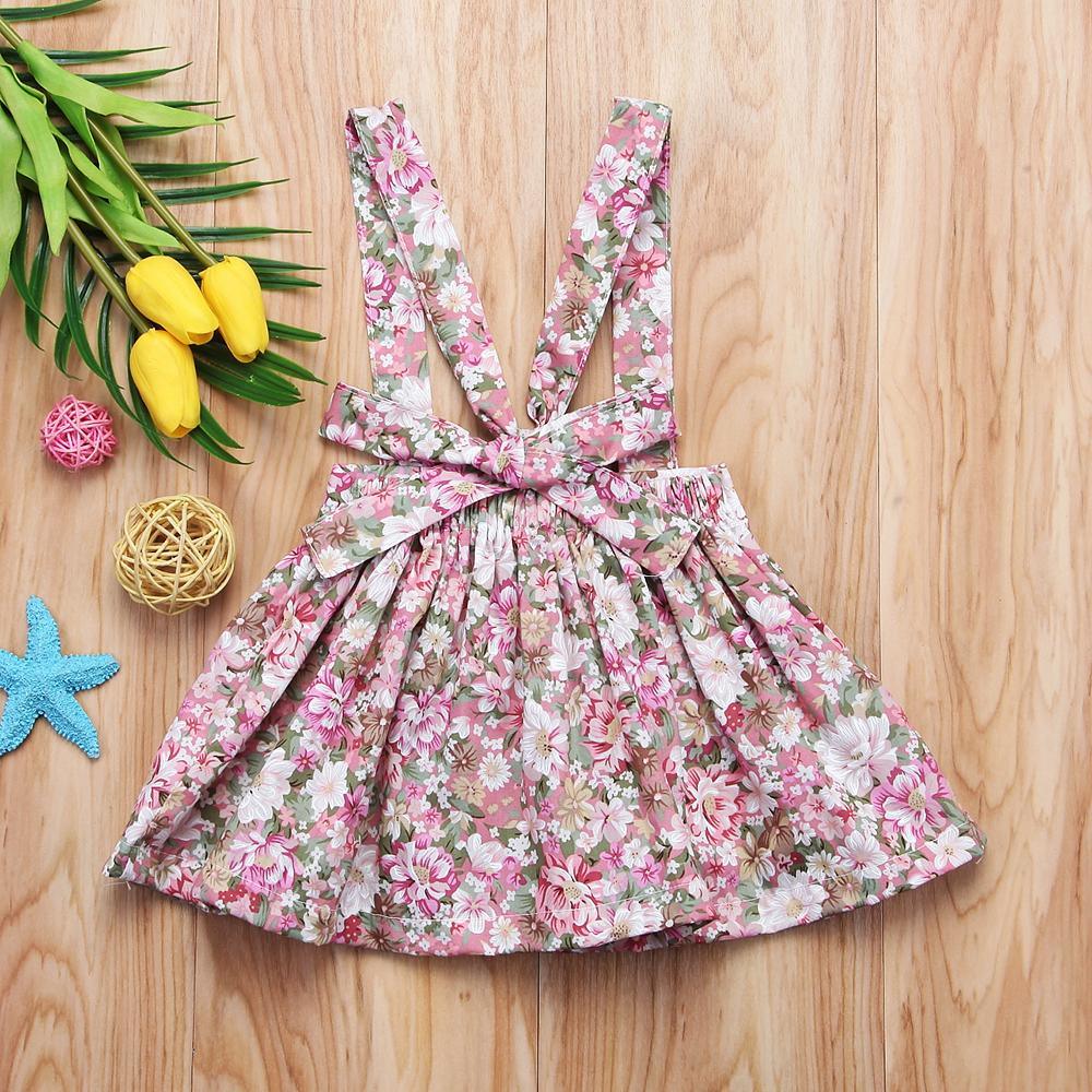 Floral Print Tutu Dress for Girls Sleeveless Vintage Lace Party Gown