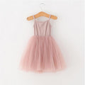 Baby Girl Ballet Tulle Dress - Romantic Sleeveless A-Line Gown
