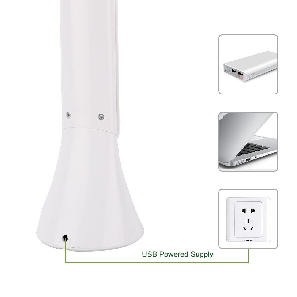 Foldable LED Desk Lamp with USB Charging Port & Touch Dimming