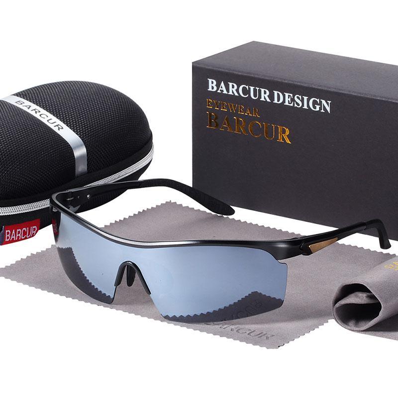 Sports Polarized Aluminium Sunglasses - Lightweight Anti-Reflective