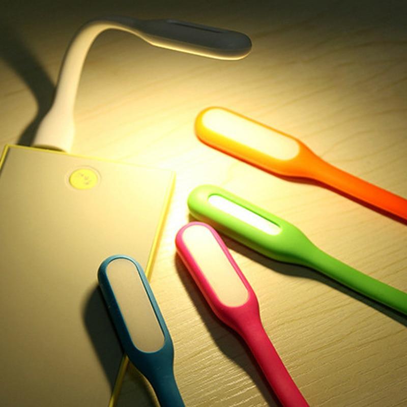 Mini Portable USB LED Reading Light for Laptop and Power Bank