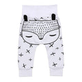 Geometric Print Cotton Baby Trousers - 0-24 Months