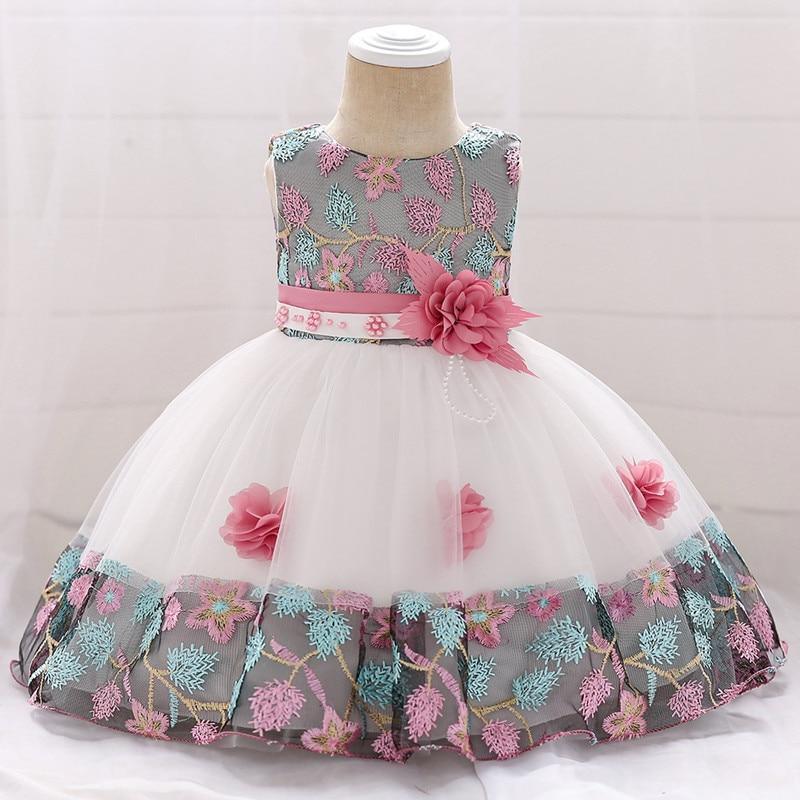 Luxury Handmade Lace & Tulle Baby Baptism Party Dress
