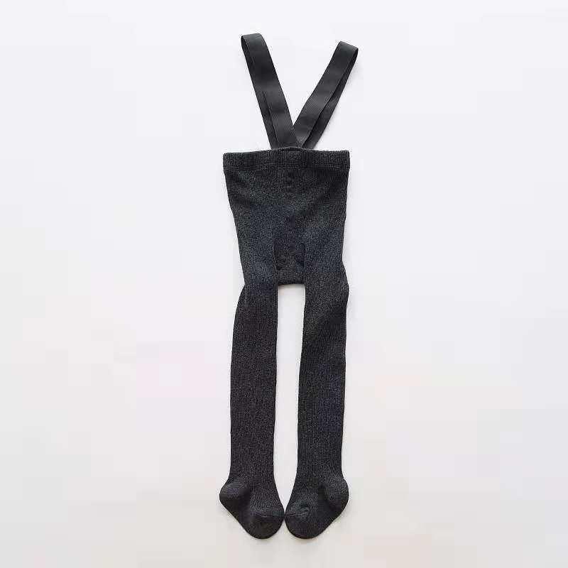 High-Waist Baby Leggings with Cross Belt Support for Boys and Girls