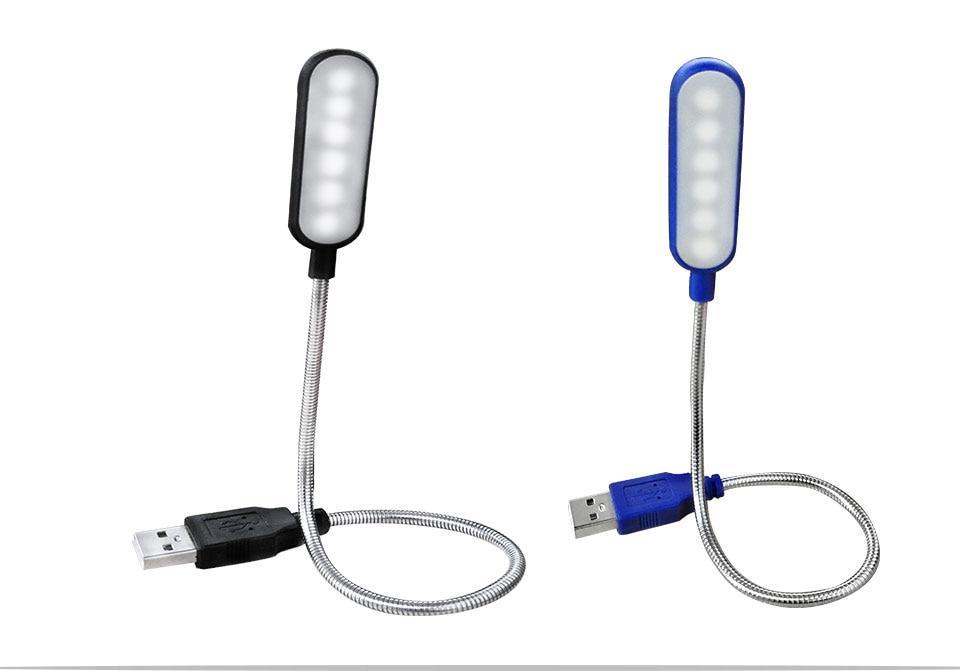 Portable Flexible USB LED Mini Reading Light for Laptop & Power Bank
