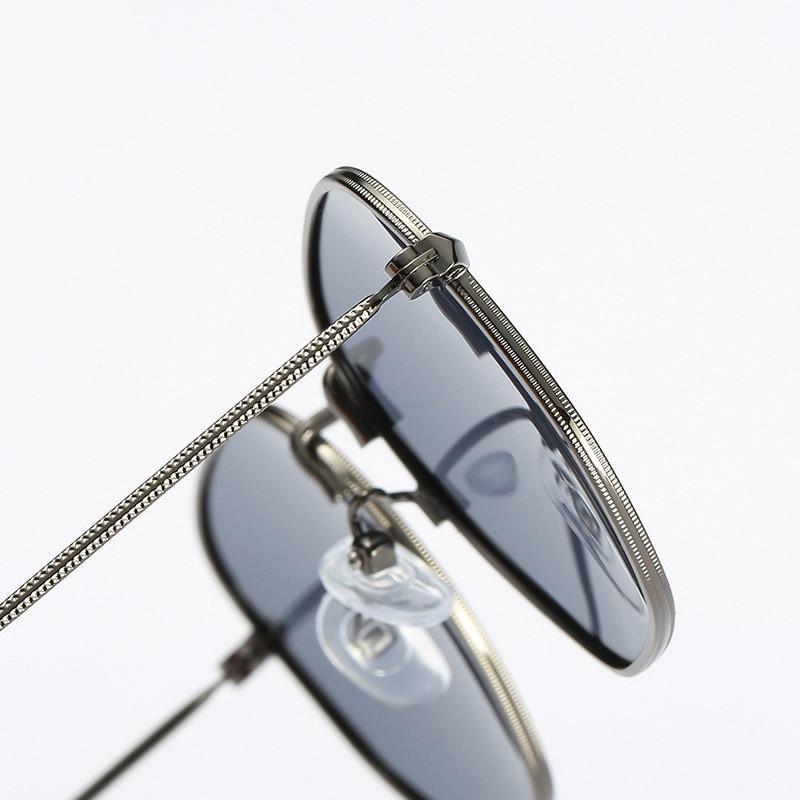 Vintage Unisex Metal Polarized Sunglasses UV400 Driving Eyewear