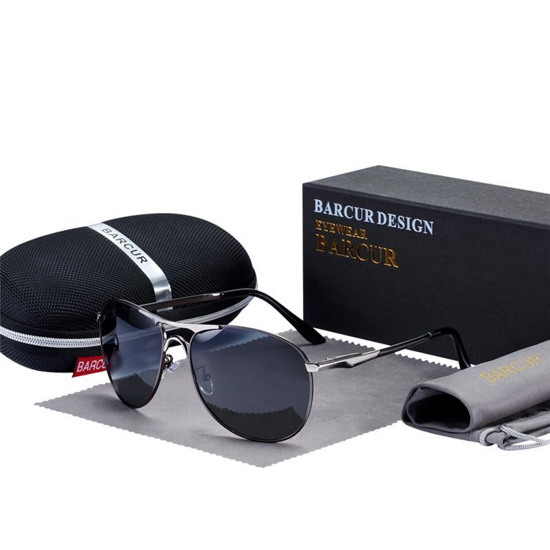 Luxury Polarized Aviator Sunglasses UV400 Driving Eyewear