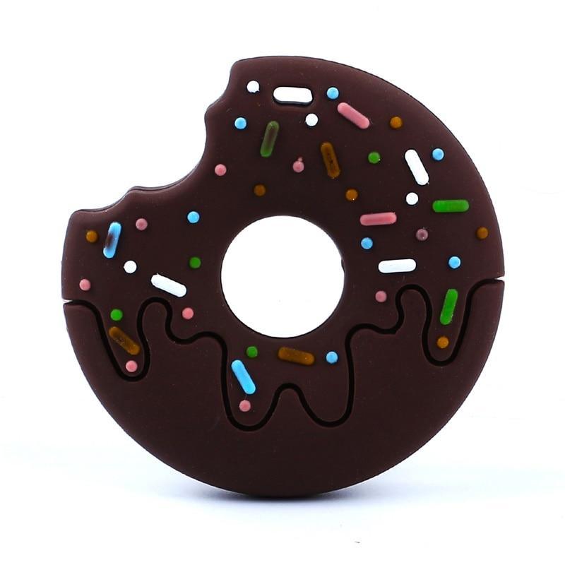 Silicone Raccoon Gingerbread Man Teething Toy for Nursery Decor