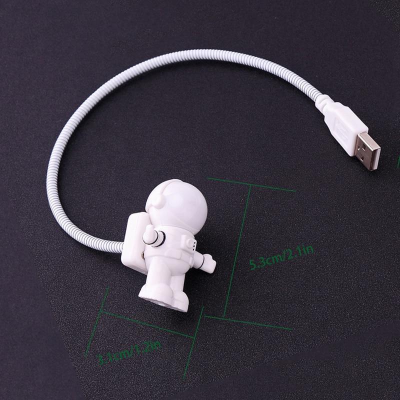 Modern LED Astronaut Desk Lamp with Flexible Gooseneck for Reading
