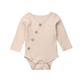 Minimalist Knitted Cotton Unisex Baby Romper for Newborns
