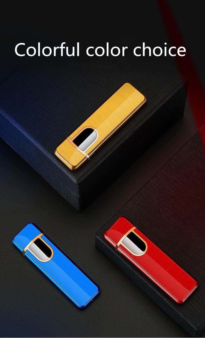 Luxury USB Rechargeable Electronic Lighter with Dragon Gravure