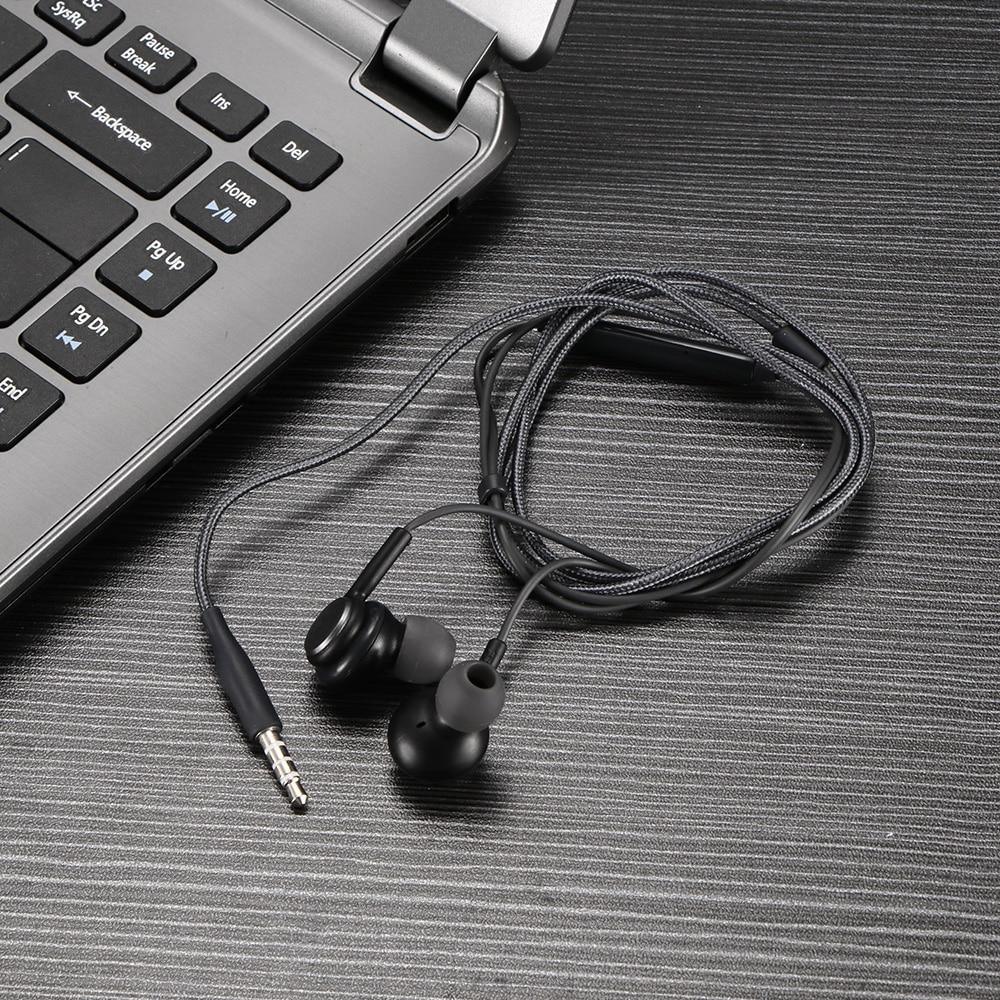Stereo In-Ear Headphones with Mic & Noise Isolation - Black
