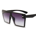 Modern Oversized Square Sunglasses with Mirror Lenses
