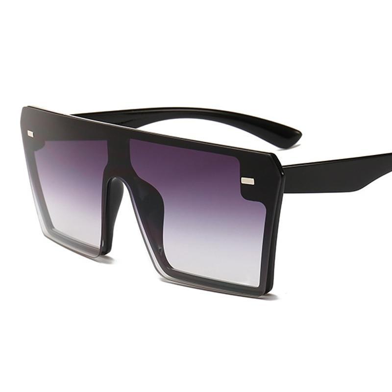 Modern Oversized Square Sunglasses with UV400 Protection