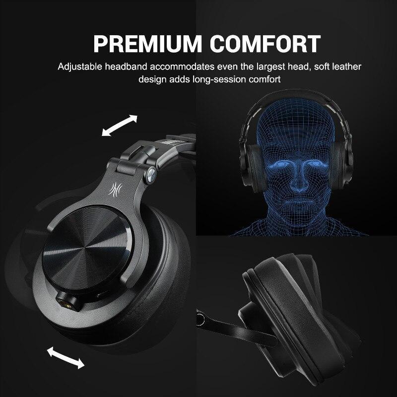 Professional Wireless Over-Ear Headphones with Noise Cancellation