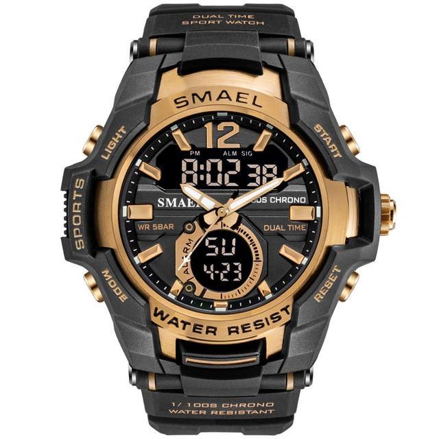 Mens Tactical Dual Display Chronograph Sport Watch