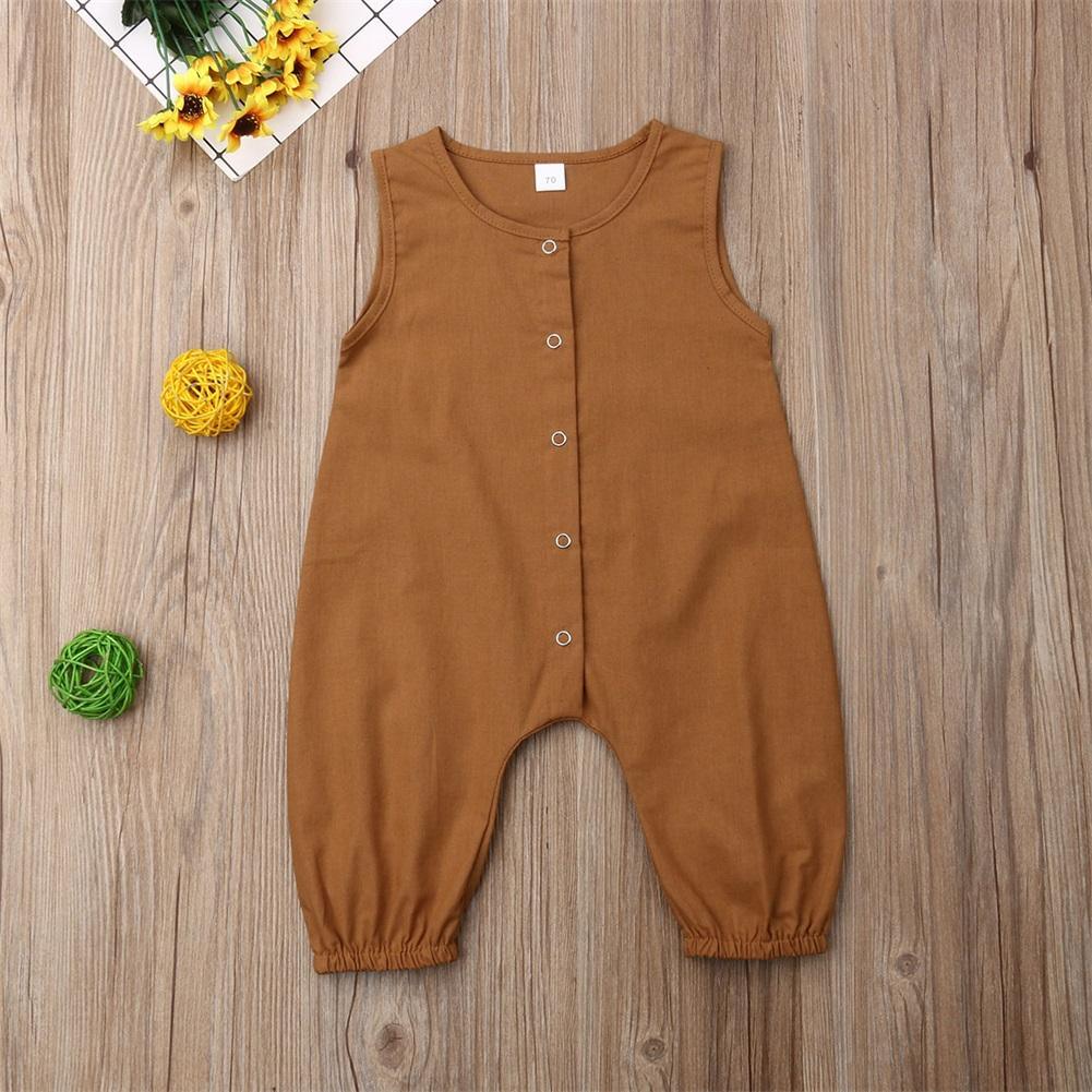 Unisex Corduroy Overall Romper Jumpsuit