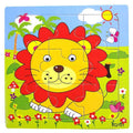 Wooden 3D Mosaic Animal Puzzle Educational Kids Toy Small Square