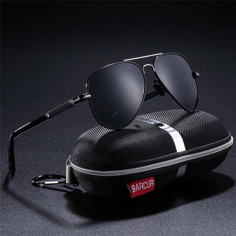 Classic Pilot Polarized Sunglasses for Men UV400 Driving Eyewear
