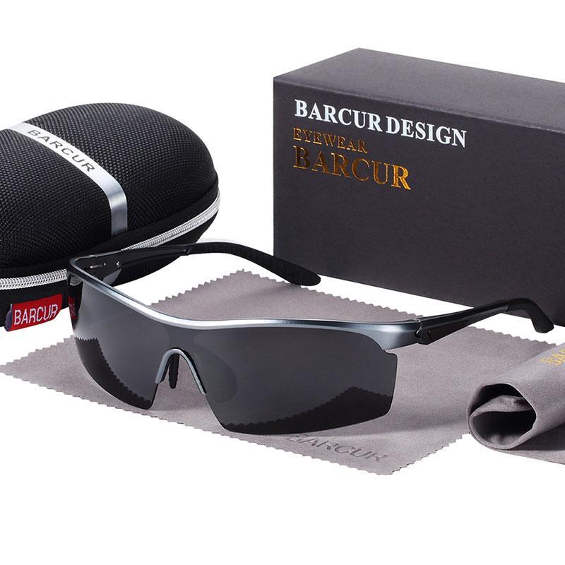 Sports Polarized Aluminium Sunglasses - Lightweight Anti-Reflective