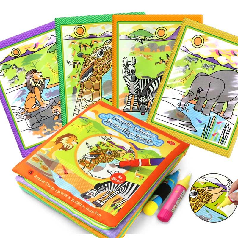 Magic Water Drawing Book and Doodle Board for Toddlers