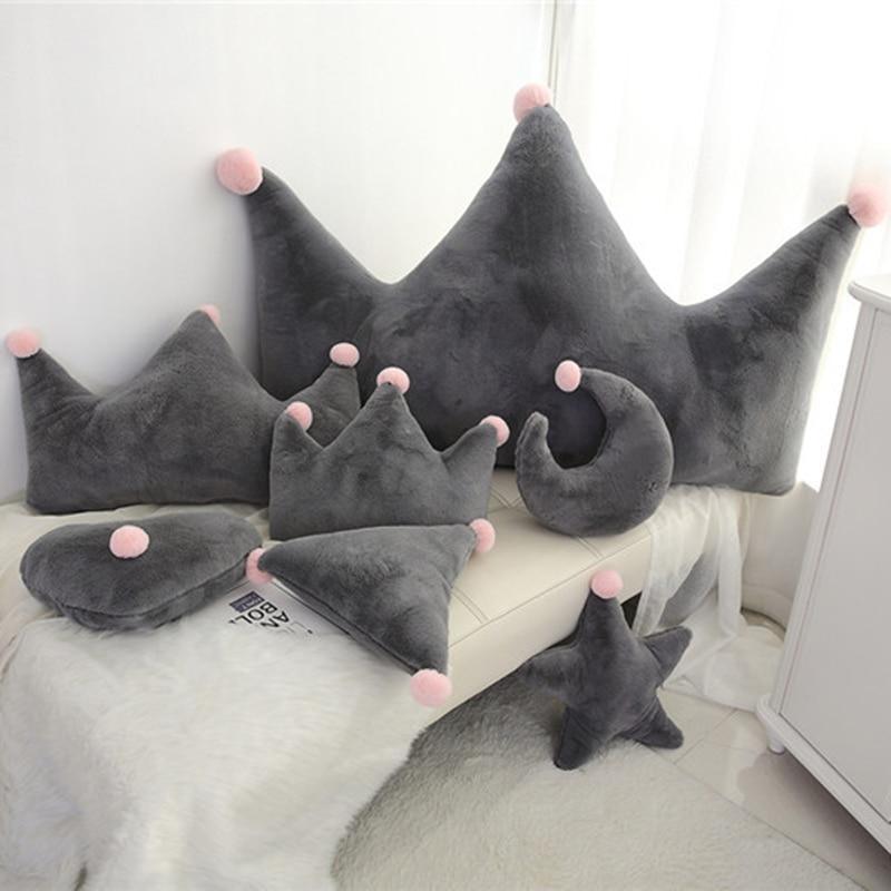 Nordic Soft Plush Decorative Throw Pillow for Nursery, 45x65cm