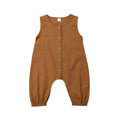 Unisex Corduroy Overall Romper Jumpsuit