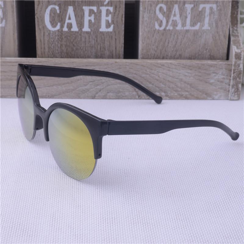 Luxury Retro Cat Eye Round Sunglasses with UV400 Protection