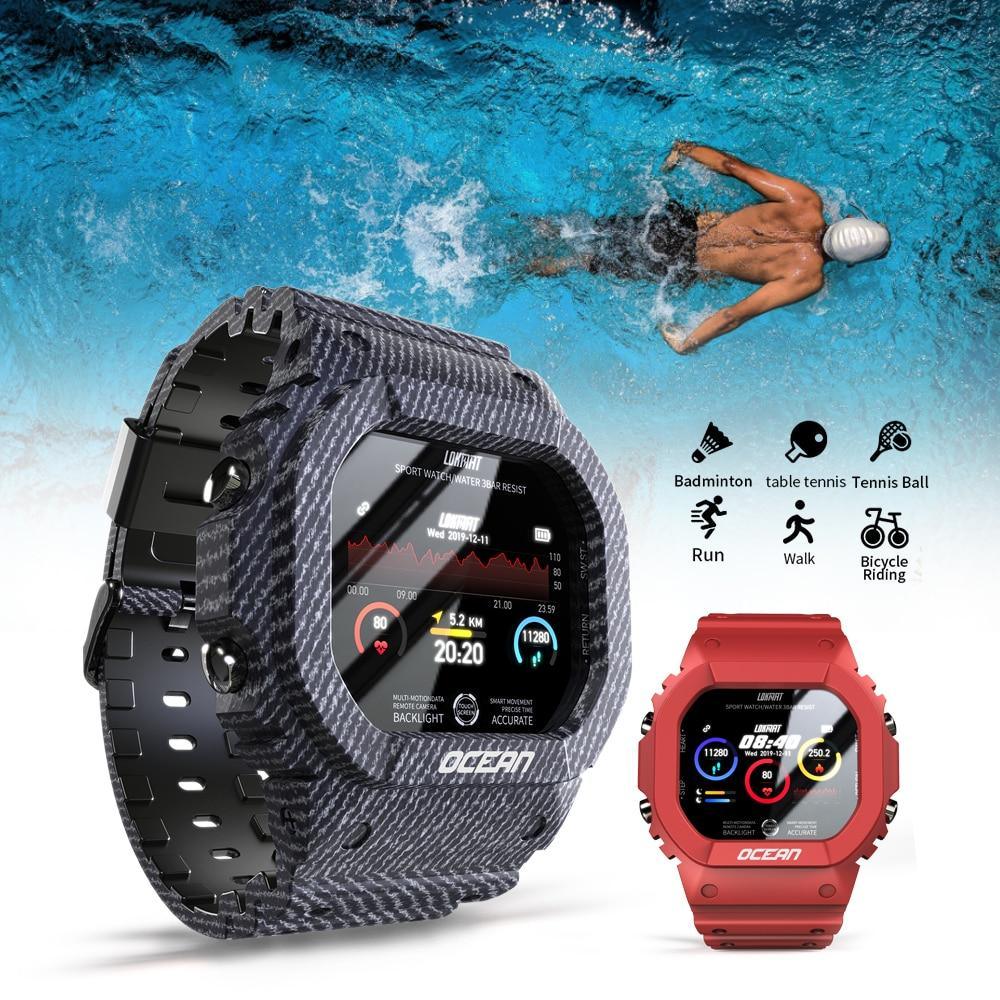Rugged Military Smart Watch with Activity Tracker & Heart Rate