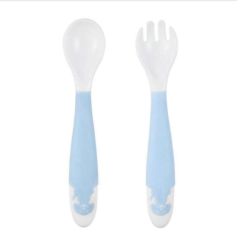 Minimalist Baby Spoons and Forks Set with Travel Case
