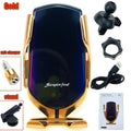 Luxury Automatic Infrared Wireless Car Charger Phone Mount Sliver/Gold