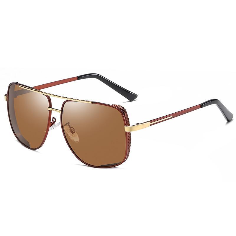 Men's Polarized Square Sunglasses UV400 Driving Shades