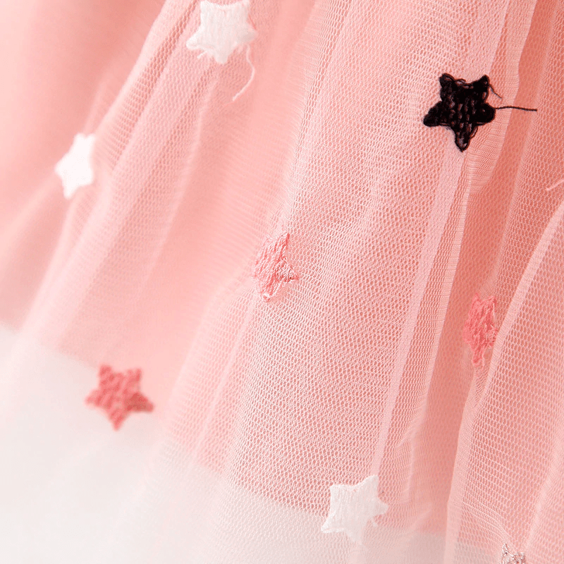 Modern Retro Baby Girls Polka Dot Party Dress - A-Line Princess