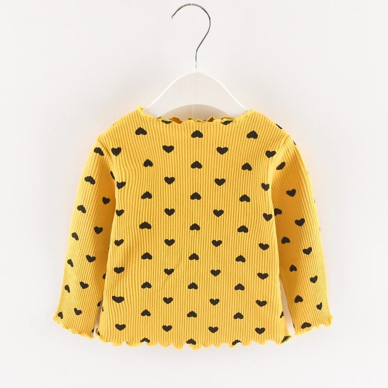 Girls 2-Piece Long Sleeve Dot T-Shirt and Cat Strap Dress Set