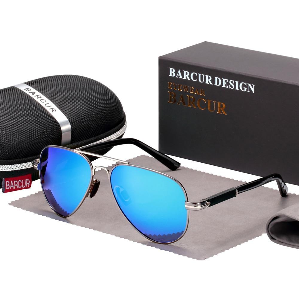 Luxury Polarized Metal Pilot Sunglasses for Men and Women