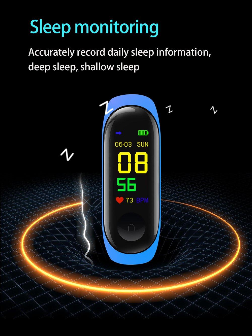 Professional Smart Sport Watch with Blood Pressure & Sleep Monitor