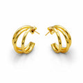 ELISE CHARM GOLD EARRINGS