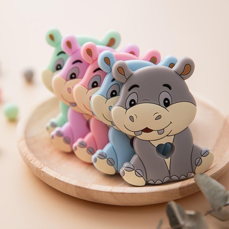 Animal Fox Silicone Teether Toy for Baby Teething